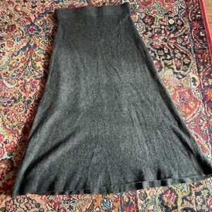 Zara wool maxi skirt
